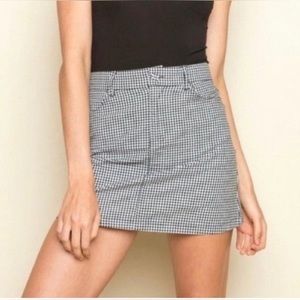 Brandy Melville gingham skirt